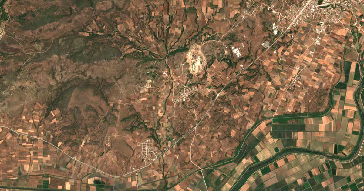 Hartă satelitară: Dorískos