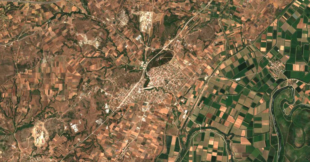 Hartă satelitară: Feres