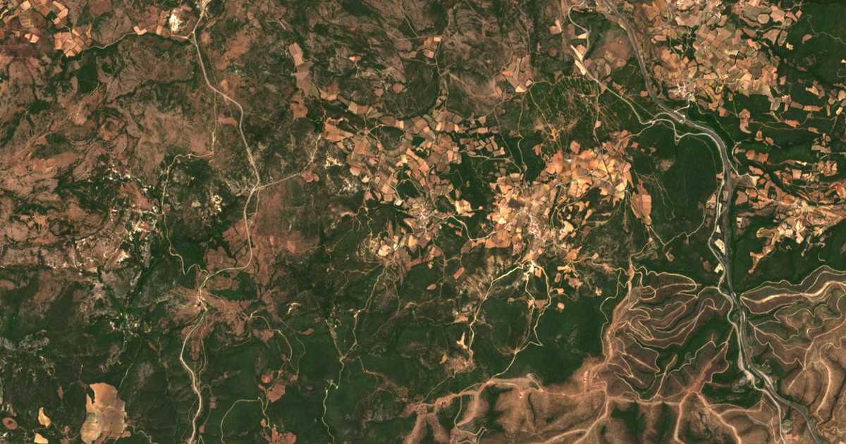 Hartă satelitară: Pérama