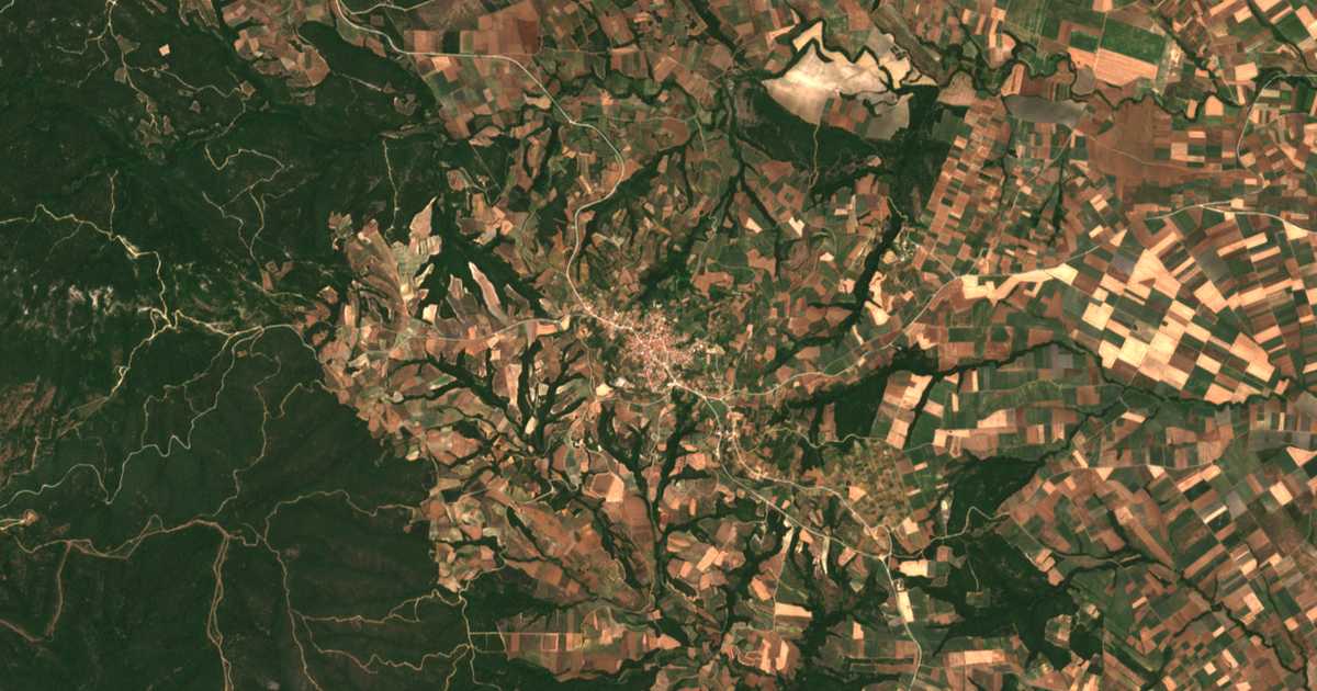 Hartă satelitară: Pentálofos
