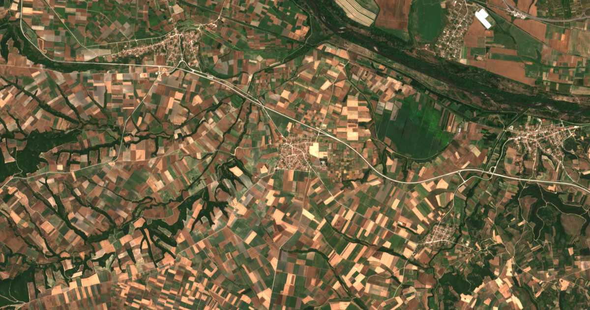 Hartă satelitară: Ptelea