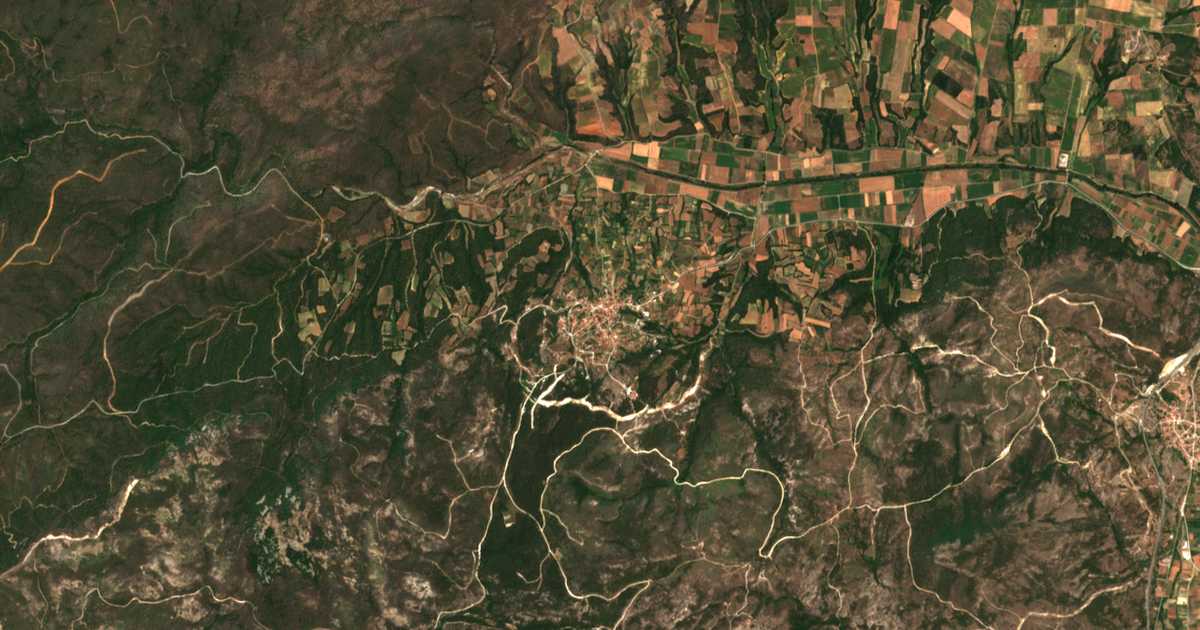 Hartă satelitară: Dadia