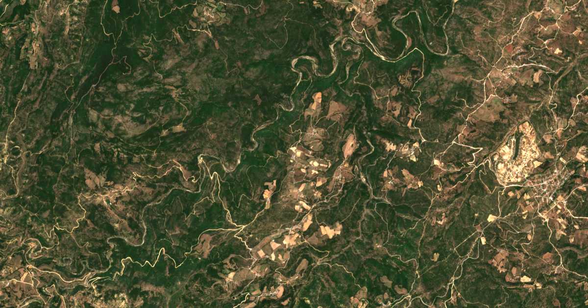 Hartă satelitară: Sidirochórion
