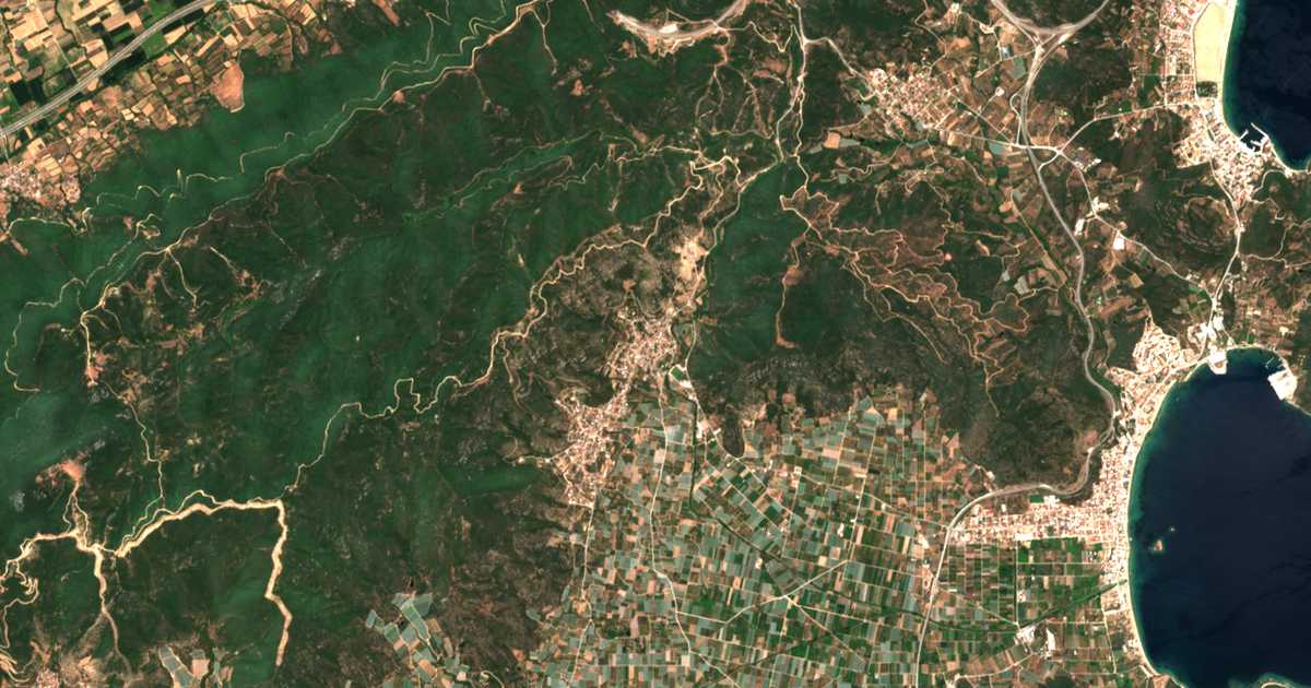 Hartă satelitară: Eleftheraí