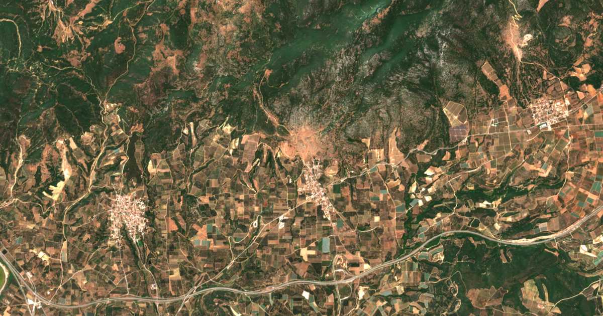 Hartă satelitară: Galipsós