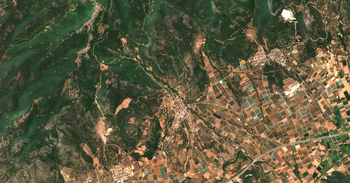 Hartă satelitară: Podochórion