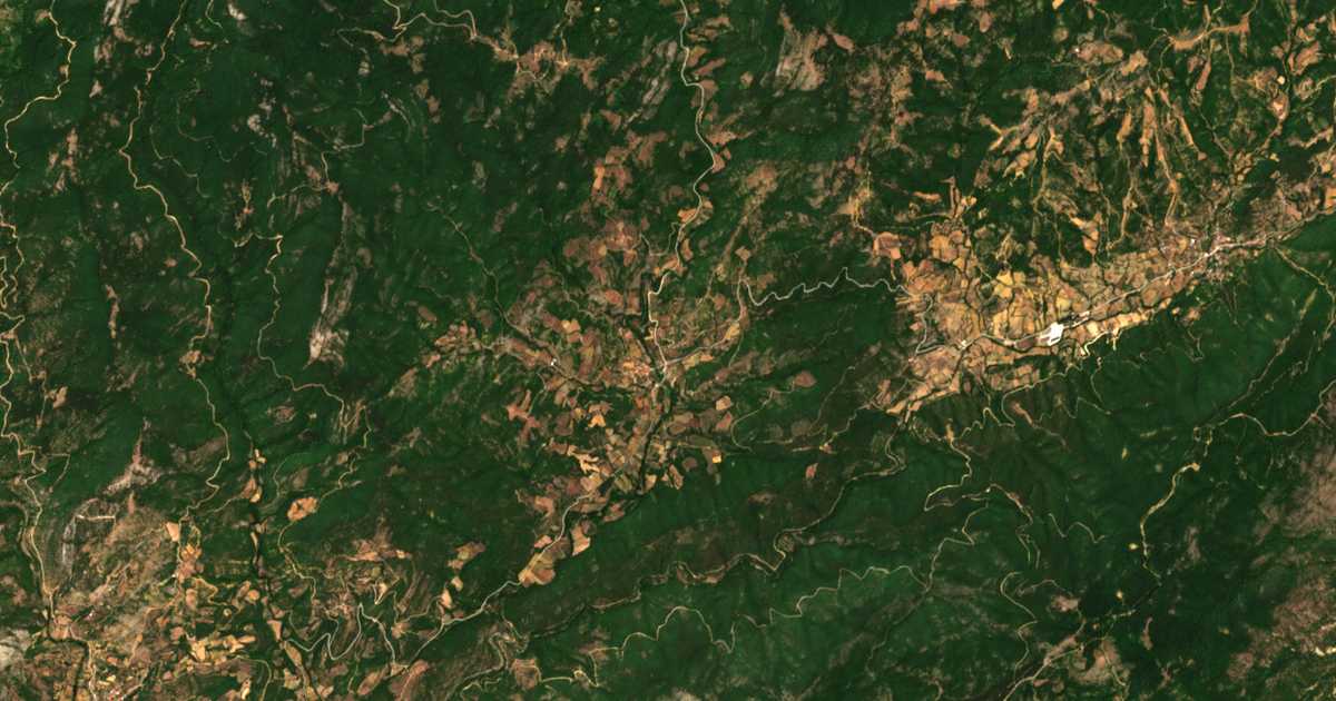 Hartă satelitară: Draniá