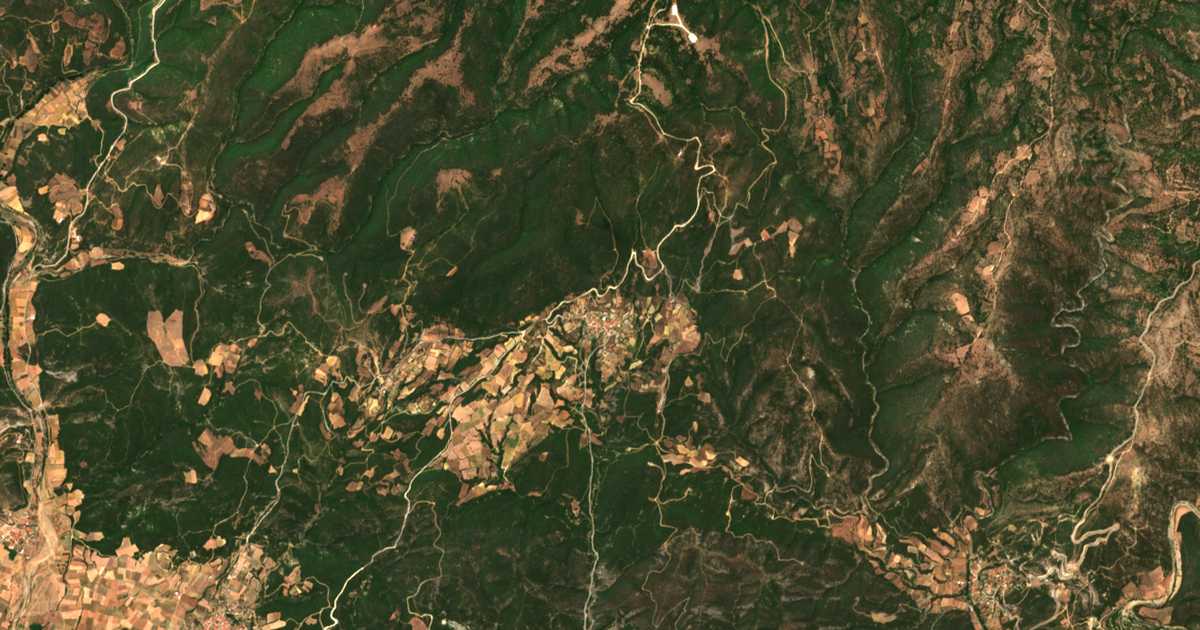 Hartă satelitară: Drosiá