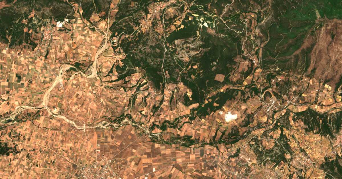 Hartă satelitară: Nikitaí