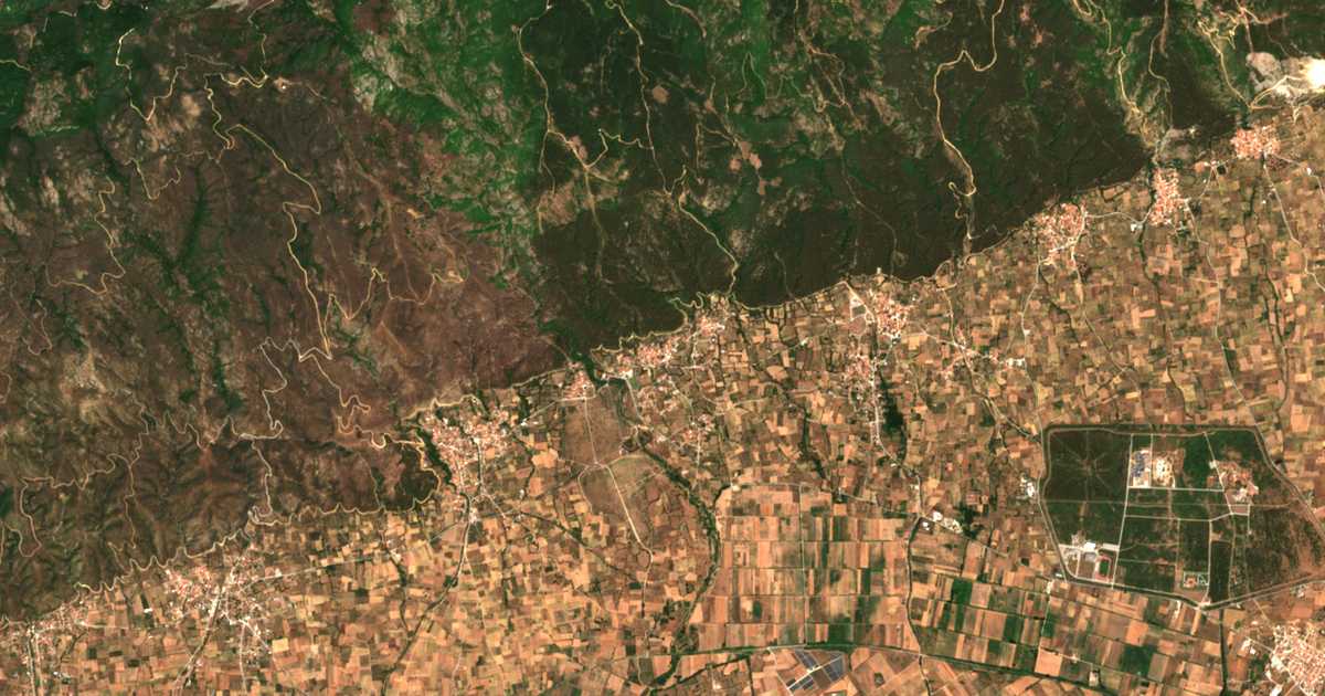 Hartă satelitară: Míschos