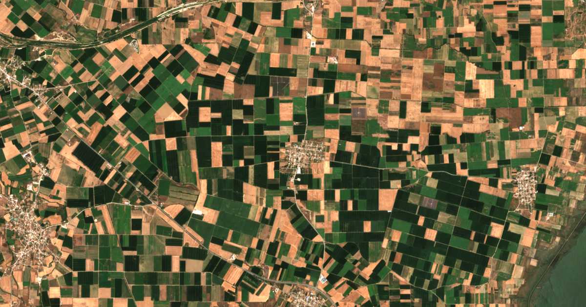 Hartă satelitară: Sydiní