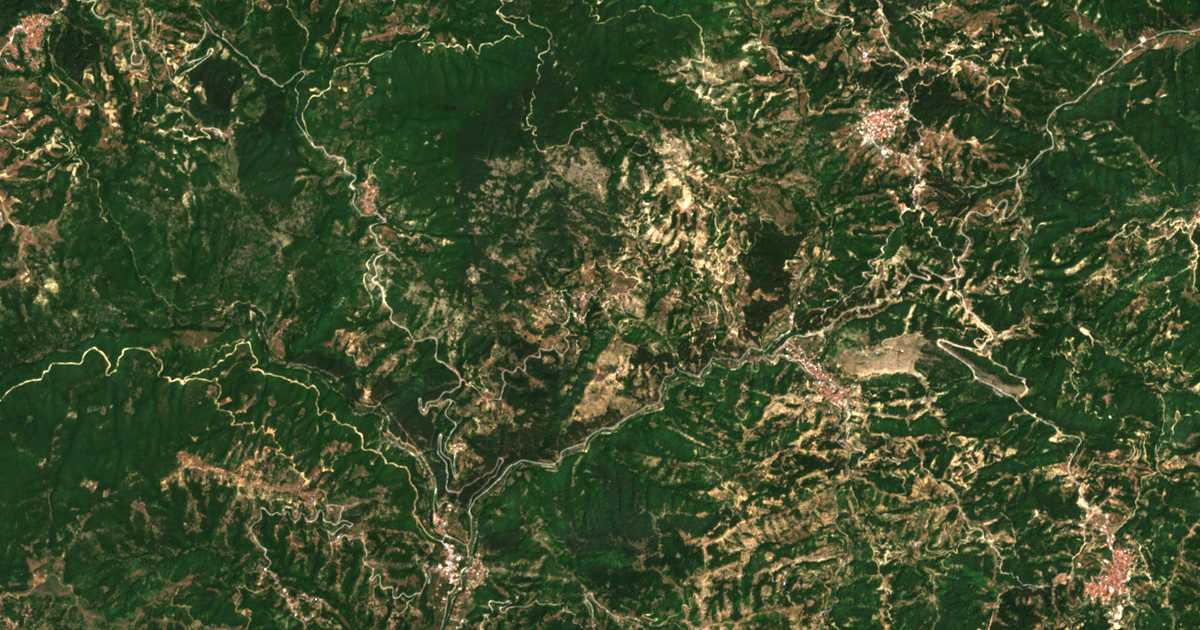 Hartă satelitară: Mantaina