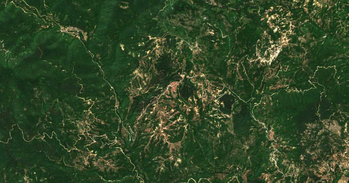 Hartă satelitară: Oraio