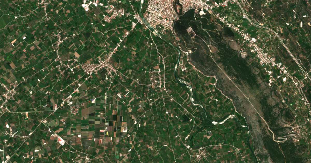 Hartă satelitară: Keramátai