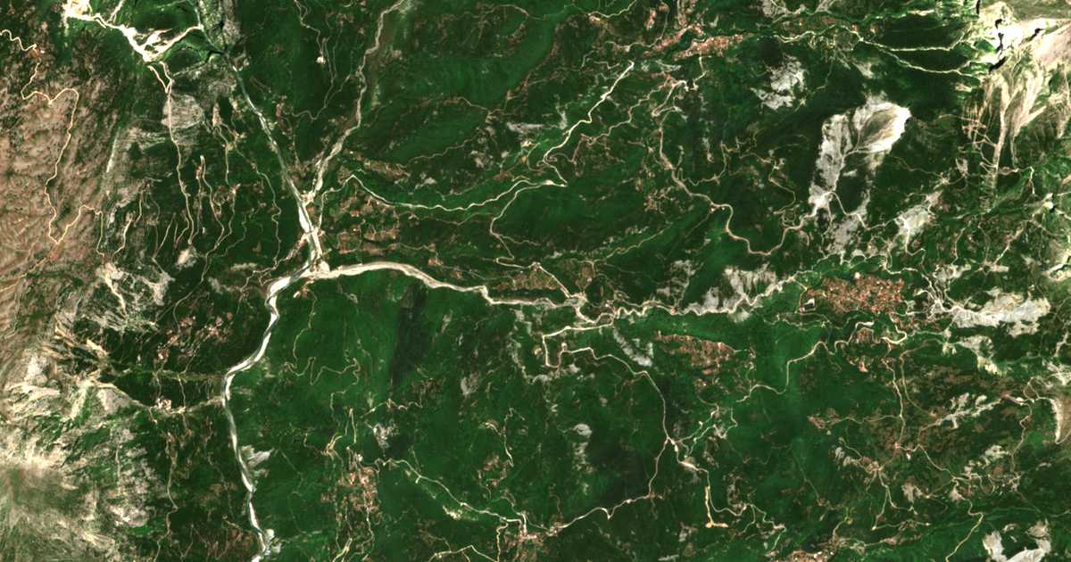 Hartă satelitară: Sgára