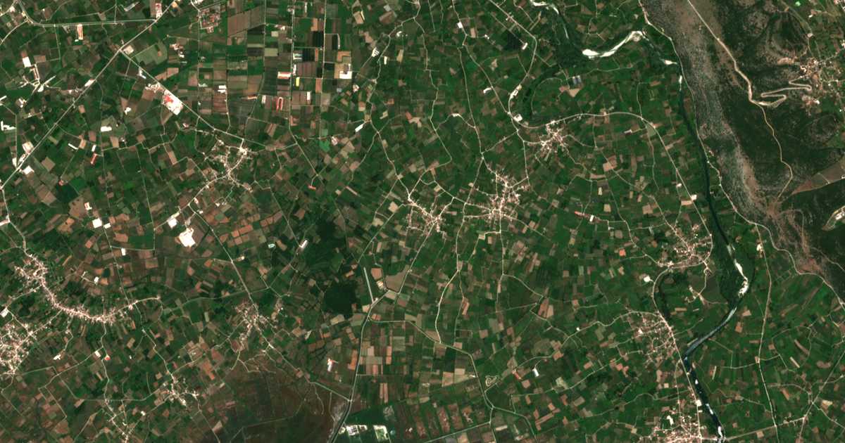 Hartă satelitară: Kalomódia