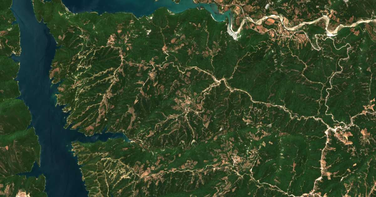 Hartă satelitară: Markiniáda