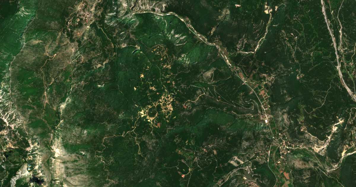 Hartă satelitară: Kouklésion