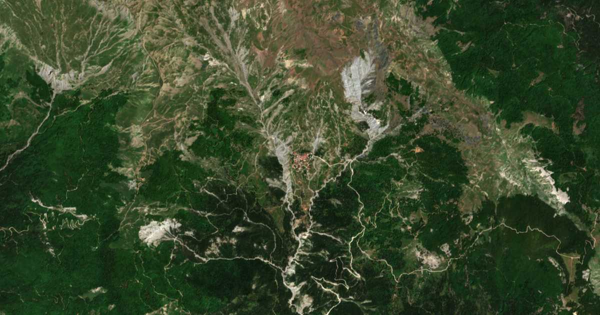 Hartă satelitară: Aetomilitsa