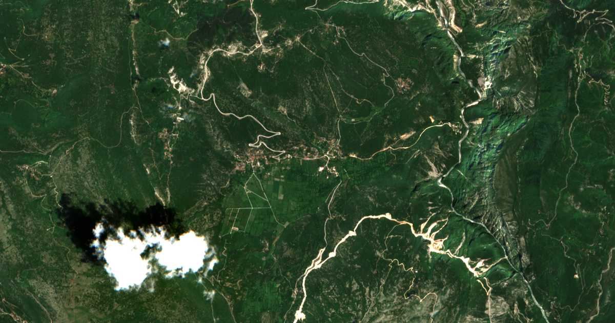 Hartă satelitară: Kaléntzion