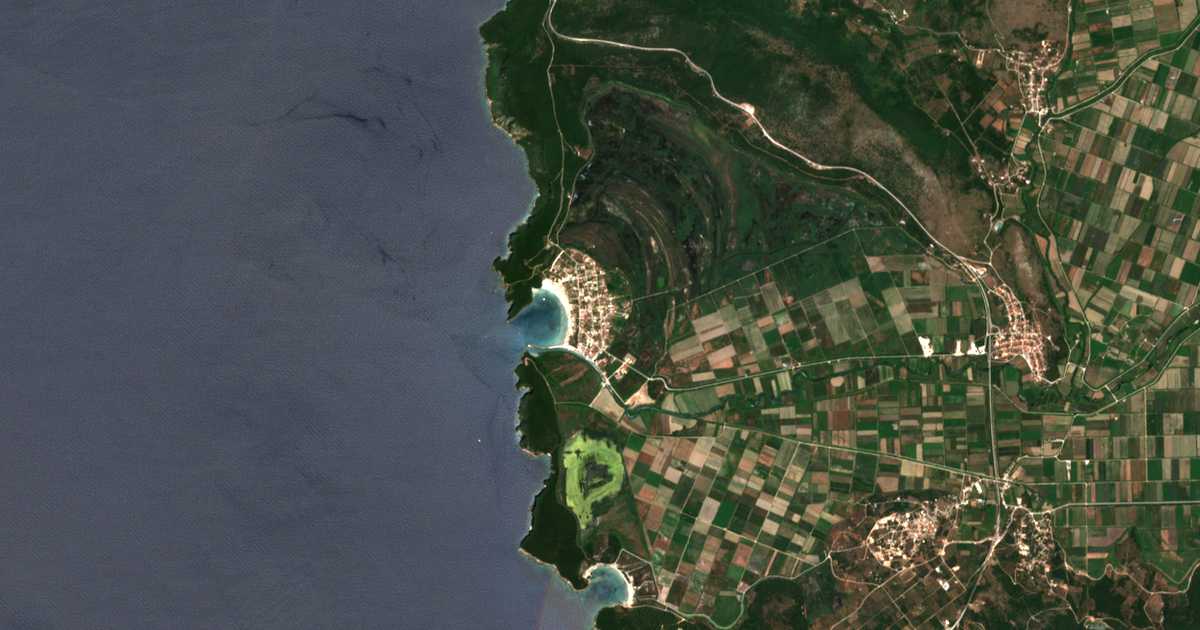Hartă satelitară: Ammoudia