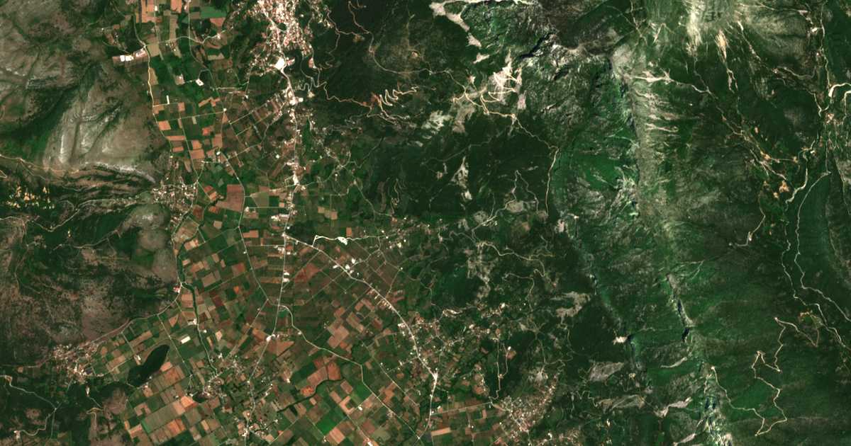 Hartă satelitară: Chrysavgí