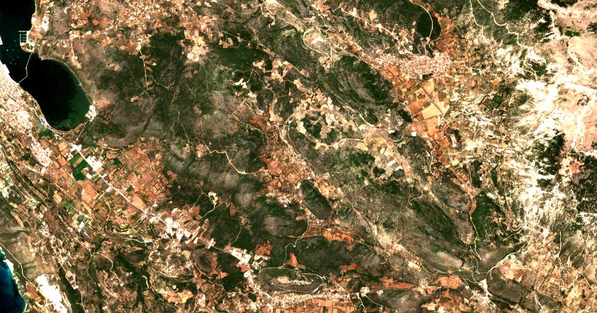 Hartă satelitară: Troianata