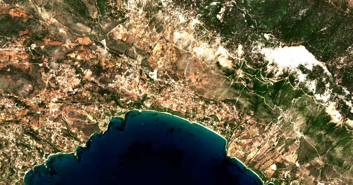 Hartă satelitară: Vlachata Ikossimias