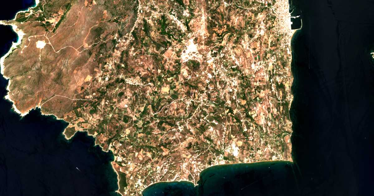 Hartă satelitară: Vouníon