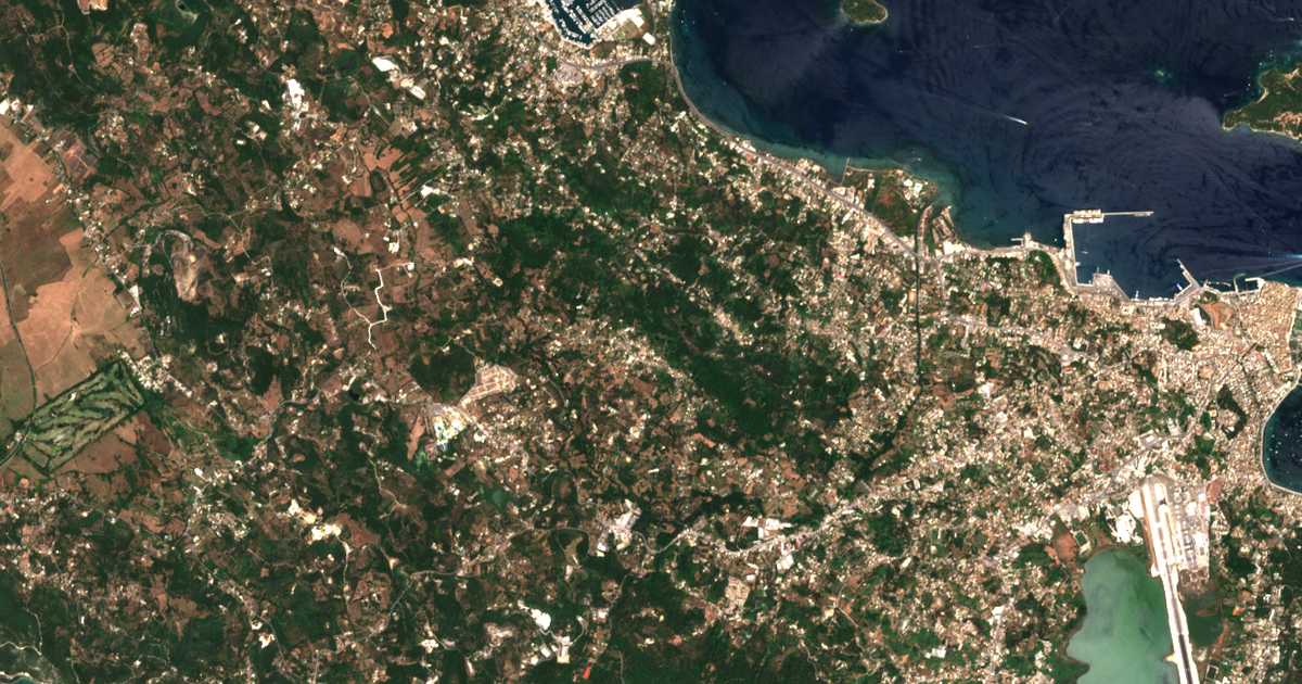 Hartă satelitară: Áfra