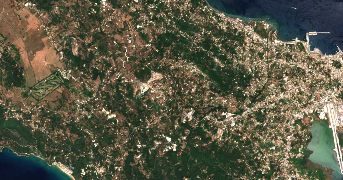 Hartă satelitară: Kassiopi