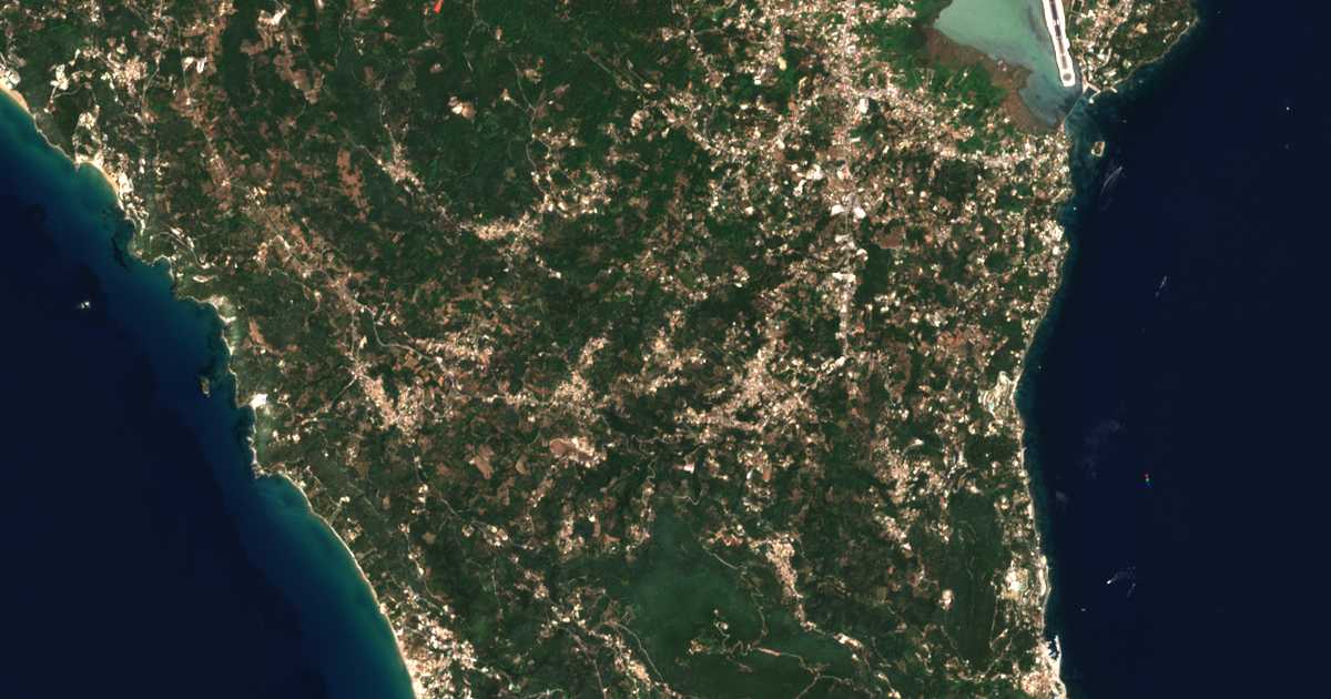 Hartă satelitară: Ágios Prokópios