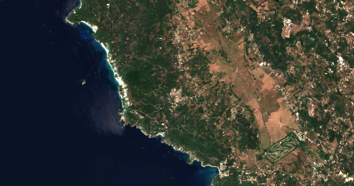 Hartă satelitară: Giannádes