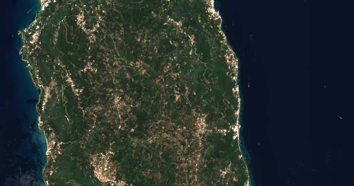 Hartă satelitară: Kornáta
