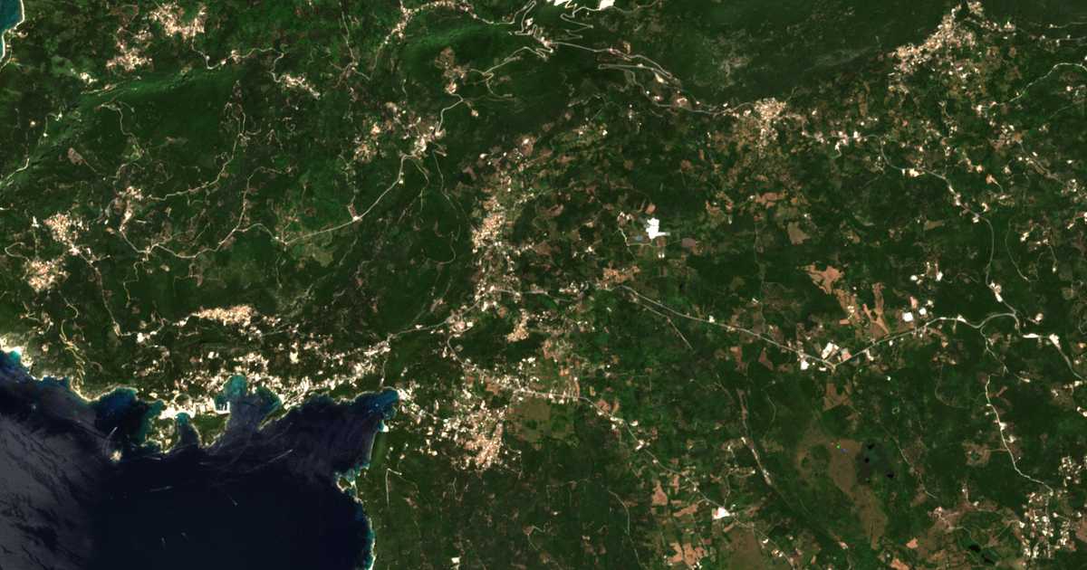 Hartă satelitară: Papathanátika