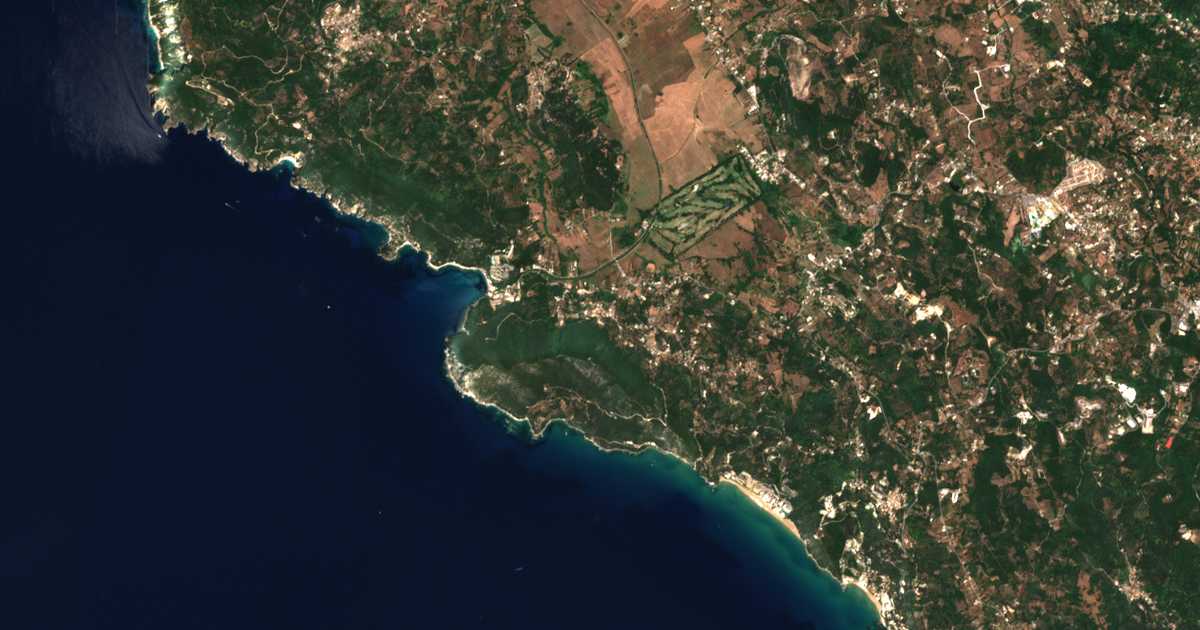 Hartă satelitară: Vátos