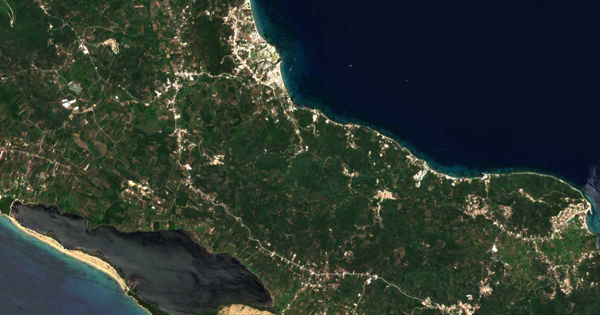 Hartă satelitară: Káto Spílaion