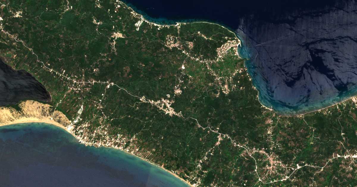 Hartă satelitară: Neochorákion