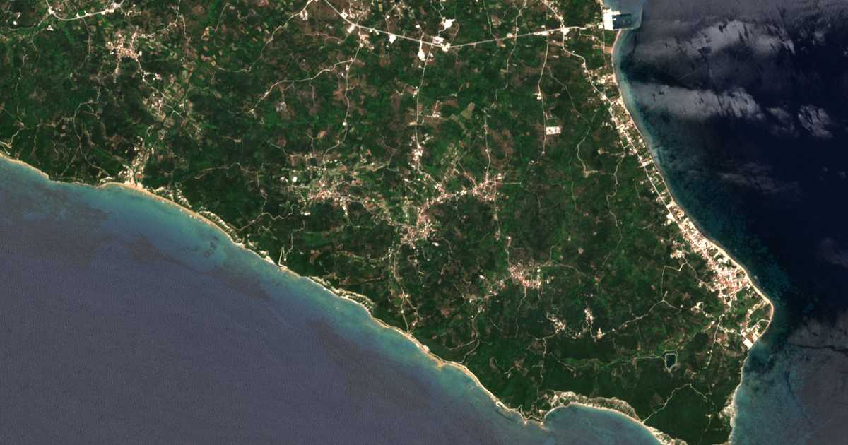 Hartă satelitară: Palaiochórion