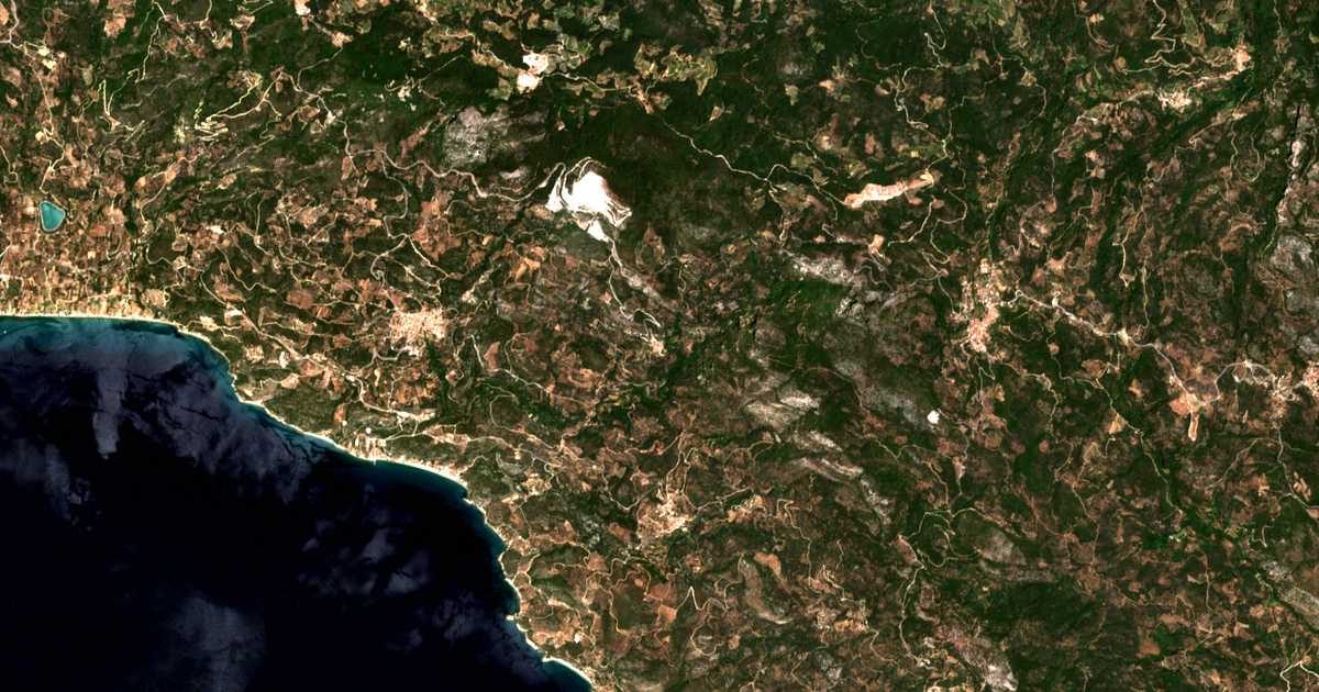 Hartă satelitară: Neochórion