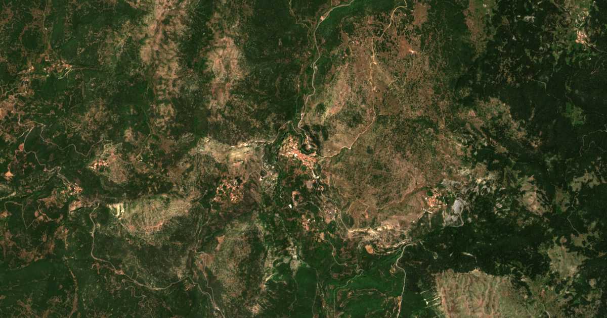 Hartă satelitară: Dimitsana