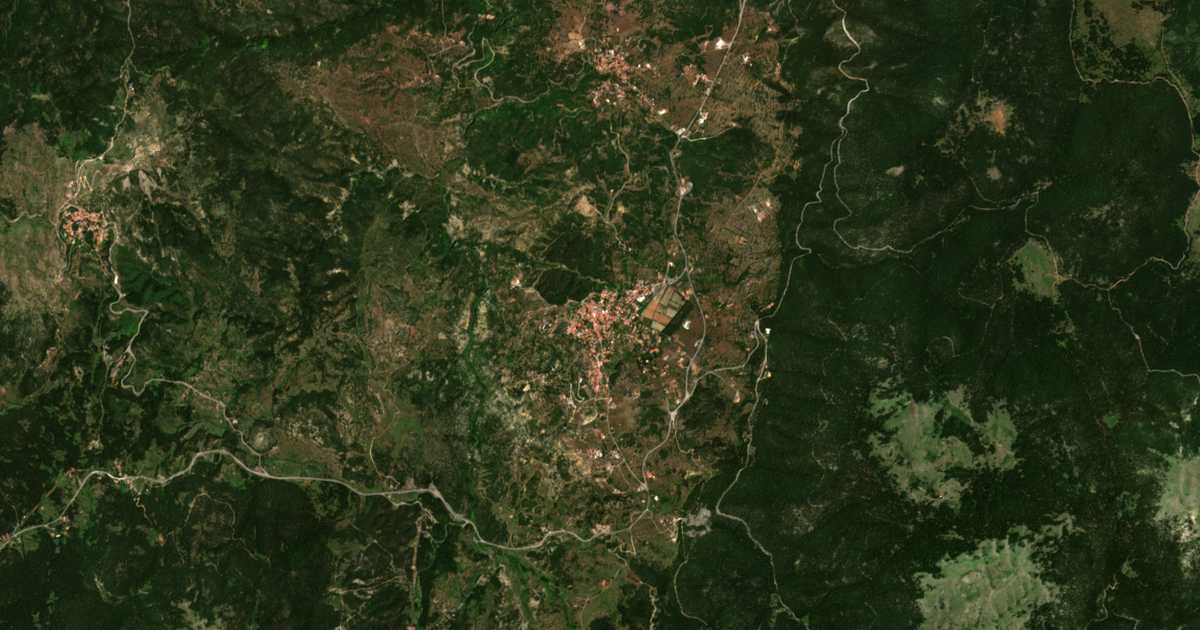 Hartă satelitară: Vytina