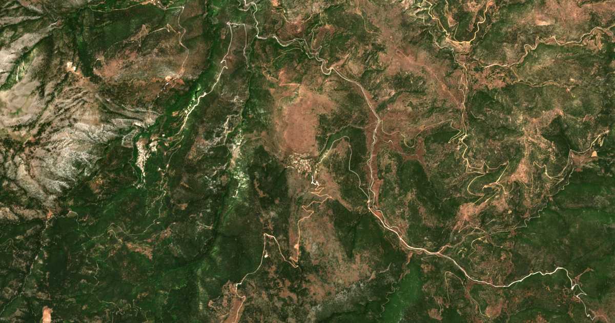 Hartă satelitară: Prastós