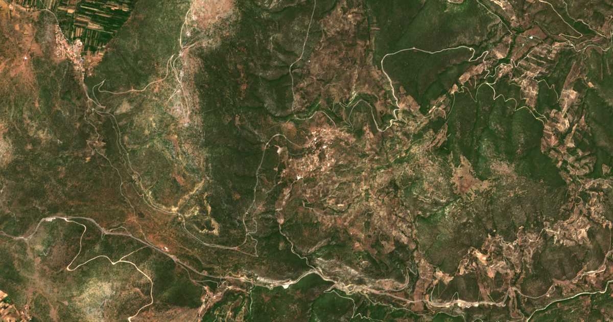 Hartă satelitară: Elaiochórion