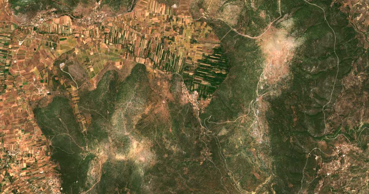 Hartă satelitară: Parthénion