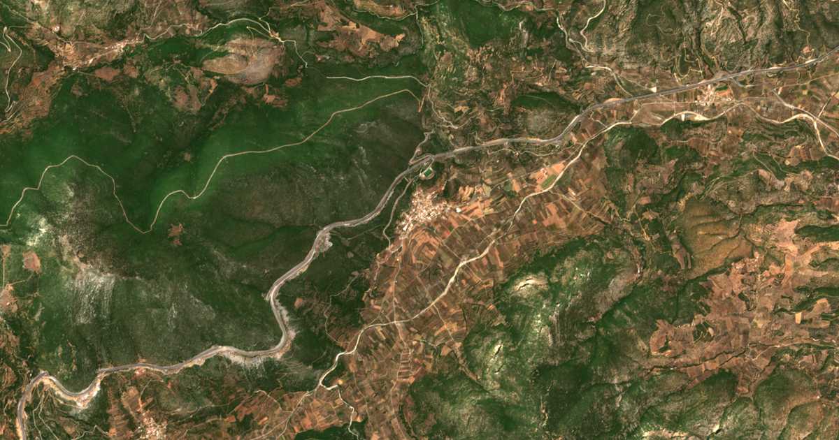 Hartă satelitară: Lýrkeia