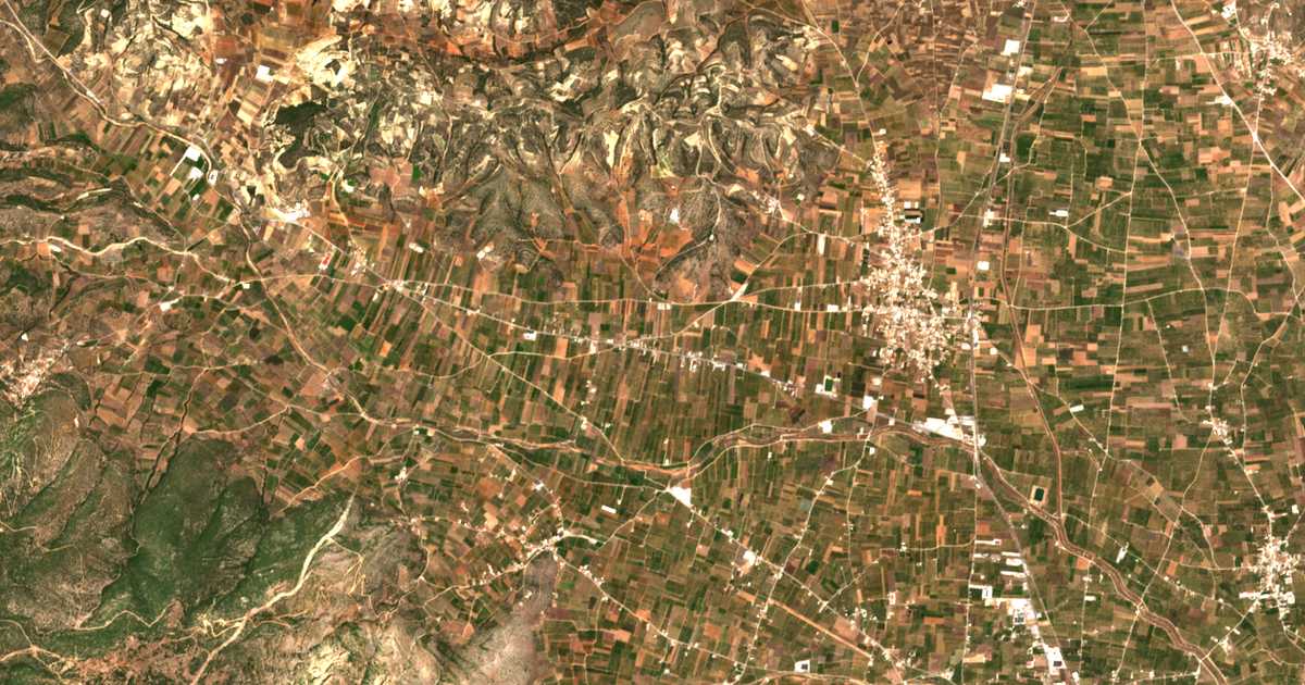 Hartă satelitară: Panórama