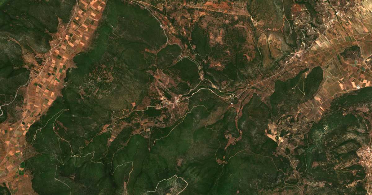 Hartă satelitară: Platánion