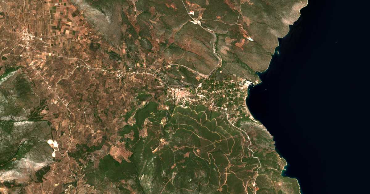 Hartă satelitară: Nea Epidavros