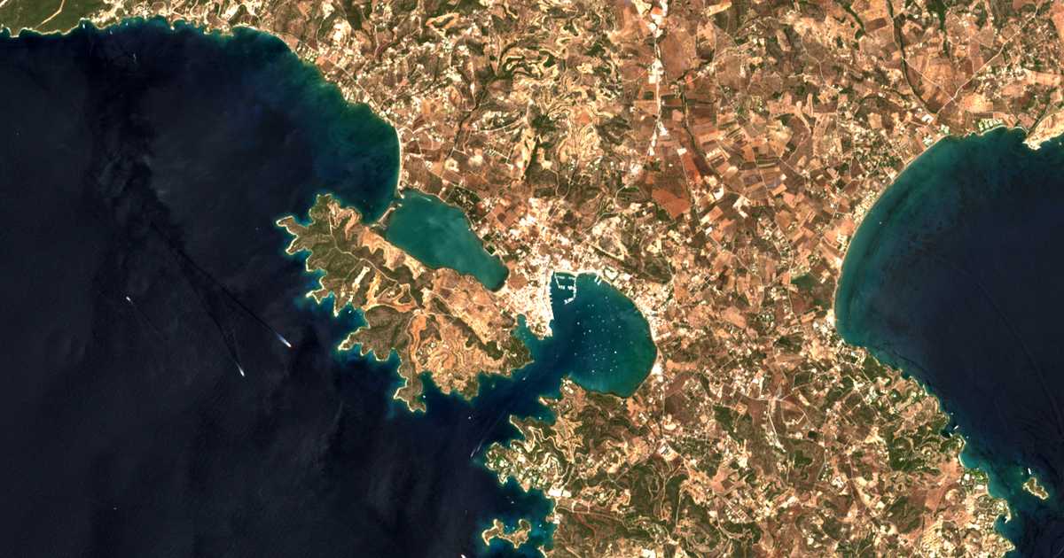 Hartă satelitară: Portochélion